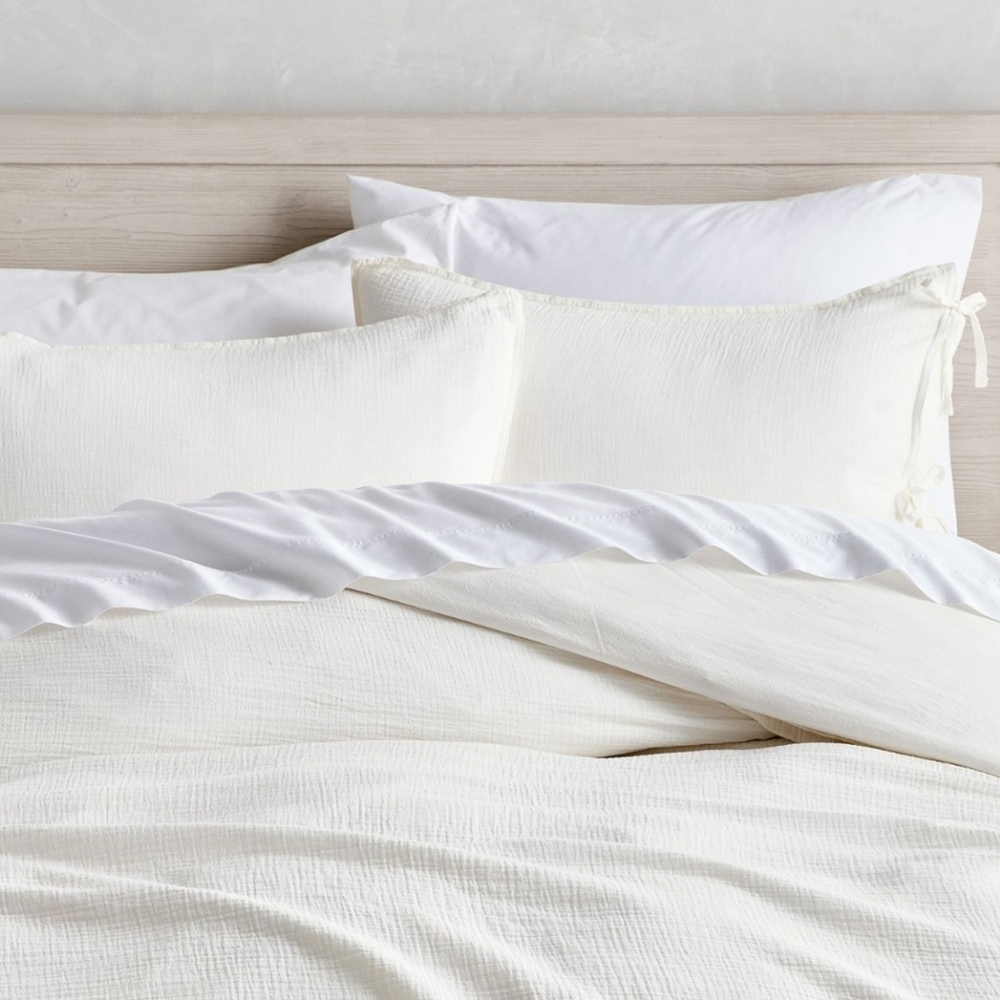 Set Of Pottery Barn Teen Soft Gauze Standard Sham